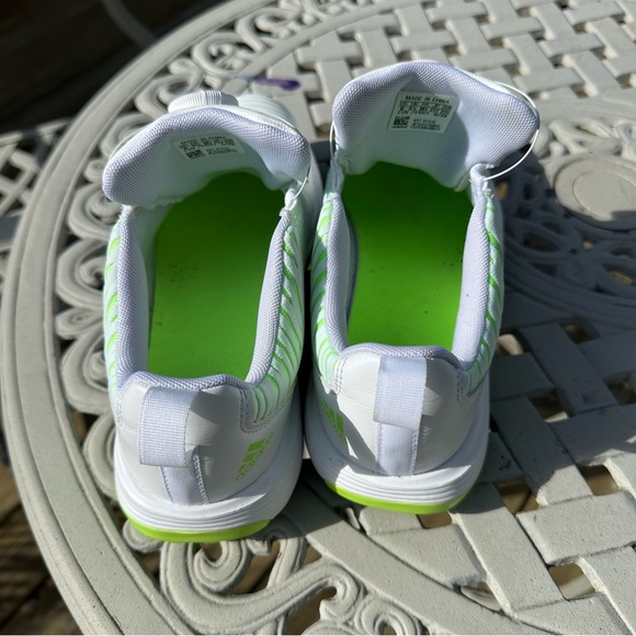 Mens Adidas Bounce Leather Golf Shoe Soft White Bounce Size: 6 - Picture 4 of 6